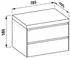 Laufen Lani Waschtischplatte verkehrsgrau 785x495x580mm, H4055501122611, Weiß glänzend