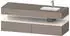 Duravit Qatego Einbauwaschtisch mit Unterbau 1600 mm basalt matt (QA4796022430000)