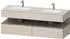 Duravit Qatego Einbauwaschtisch mit Unterbau 1600 mm taupe (QA4797043910000)