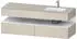 Duravit Qatego Einbauwaschtisch mit Unterbau 1600 mm taupe supermatt (QA4796018830000)