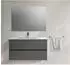 Ideal Standard Eurovit Plus Waschtisch mit Unterschrank (R0572) grau hochglanz