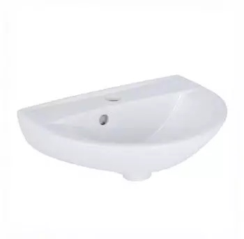 BELVIT Rosmarin Wandwaschbecken Keramik 45cm wei&szlig; (BV-WB9001)