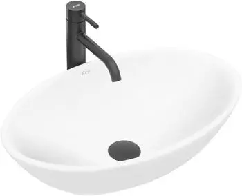 Rea Pamela Aufsatzwaschbecken oval 53x33cm wei&szlig; (REA-U4603)