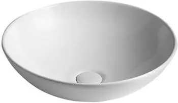 Sapho Dimp Aufsatzwaschbecken Keramik rund Ø46cm weiß (WH060)