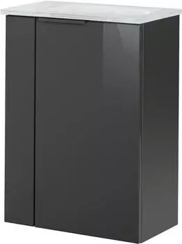 Fackelmann SBC Waschtisch mit Unterschrank 45cm Anthrazit matt (61438512-0)