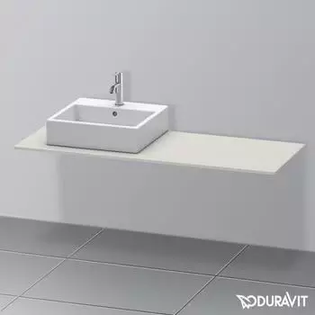Duravit XSquare Konsole f&uuml;r 1 Aufsatz-/Einbauwaschtisch XS060GL0707
