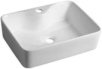 Sapho Balena Aufsatzwaschbecken rechteckig 48x37cm weiß (BH7013)