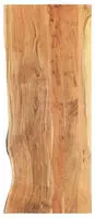vidaXL Badezimmer-Waschtischplatte Massivholz Akazie 140x52x3,8 cm