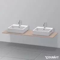 Duravit Konsole XSquare 160x55cm, ba m, m 2 Auss, Beck. beids.
