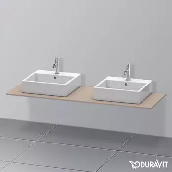 Duravit XSquare Konsole f&uuml;r 2 Aufsatz-/Einbauwaschtische XS063HB4343