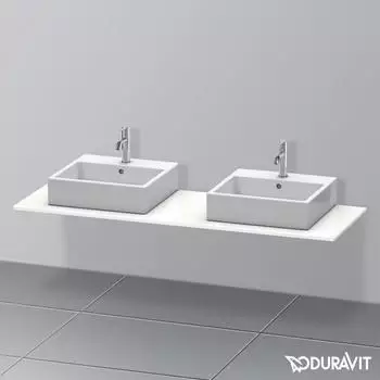Duravit XSquare Konsole f&uuml;r 2 Aufsatz-/Einbauwaschtische XS063HB2222