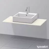 Duravit Xsquare Konsole, 1 Ausschnitt, 1000x16x550mm, Xs060e09191