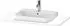 Duravit Happy D.2 Plus Konsole mit einem Ausschnitt 1,6x100x55 cm weiß supermatt (HP031E08484)