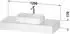 Duravit Qatego Konsolen mit Ausschnitt mittig 120x55 cm weiß hochglanz (QA4802022220000)