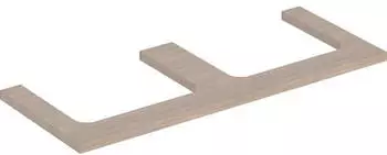 Geberit ONE Ausschnitt 2-fach f&uuml;r Aufsatzwaschtisch 120 cm eiche / melamin holzstruktur (505.345.00.5)