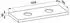 Laufen Lani Waschtischplatte, Ausschnitt links und rechts, 1370x495x65mm, H4046841122661, Verkehrsgrau