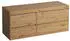 Laufen Lani Waschtischplatte wildeiche große Schublade rechts,1370x495x580mm, H4065811122671, Wildeiche
