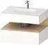Duravit Qatego Einbauwaschtisch mit Unterbau 800 mm mit Nischenbeleuchtung weiß hochglanz (QA4785030220010)