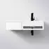 Steinberg Serie 443 Wandwaschtisch Solid Surface 900mm weiß matt (443 7205 W)