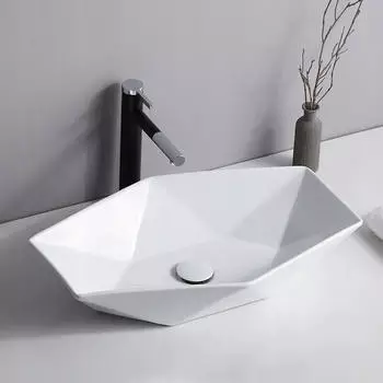 Rea Vega Aufsatzwaschbecken Keramik Wei&szlig; (Vega)