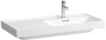 Laufen Meda Einbauwaschbecken, Ablage Links, 3 Hahnl&ouml;cher, 1000x460mm (H8171174001081)