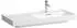 Laufen Meda Einbauwaschbecken, Ablage Links, 3 Hahnlöcher, 1000x460mm (H8171174001081)