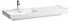 Laufen Meda Einbauwaschbecken Ablage rechts 1200x460mm 3 Hahnlöcher Weiß mit LCC (H8171104001081)