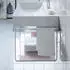 Duravit DuraSquare Metallkonsole wandhängend, Chrom poliert, 665x381x400mm (0031141000)