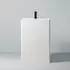 Steinberg Serie 445 Standwaschtisch Solid Surface weiß matt 600x420x900mm (445 7110 W)