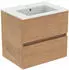 Ideal Standard Eurovit Plus Waschtisch mit Unterschrank (R0572) hamilton oak