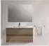 Ideal Standard Eurovit Plus Waschtisch mit Unterschrank (R0572) nussbaum geflammt