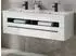 Furn.Design Design-D Doppelwaschtisch Set hängend, weiß Hochglanz, 120cm (I-BWiXWT67)
