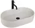 Rea Nadia 60 Aufsatzwaschbecken Keramik oval beige (REA-U7341)