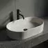 Rea Nadia 60 Aufsatzwaschbecken Keramik oval beige (REA-U7341)