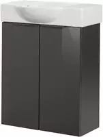 FACKELMANN Waschtisch "SBC" Set, bestehend aus Becken und Unterbau, Breite ca. 55 cm