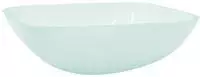 vidaXL Waschbecken Glas 42x42x14 cm Matt