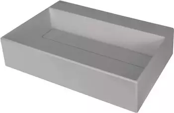 Deante Correo Aufsatzwaschbecken 60x40cm rechteckig anthrazit matt (CQRTU6M)
