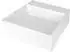 Deante Correo Aufsatzwaschbecken 40x40cm quadratisch weiß matt Granitoptik (CQRAU4M)