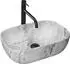 Rea Livia Aufsatzwaschbecken 46,5x33,5cm rechteckig, Stone matt (REA-U3800)