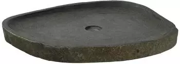 vidaXL Waschbecken Flussstein Grau 65x50x6cm (4103955)