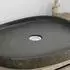 vidaXL Waschbecken Flussstein Grau 65x50x6cm (4103955)