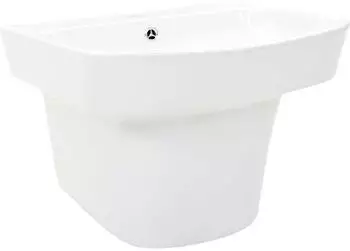 vidaXL Waschbecken wei&szlig; 50x45x41cm glasierte Keramik
