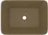 vidaXL Aufsatzwaschbecken Matt Creme Keramik 41x30x12cm (147051)