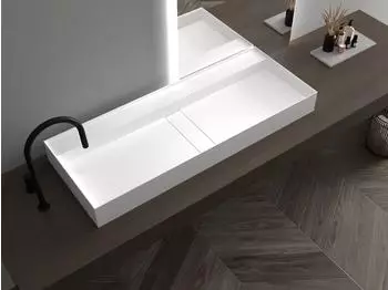 Bernstein TWG211 Wandwaschbecken Mineralguss wei&szlig; matt 80cm (TWG211)
