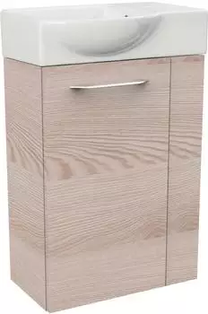 Fackelmann SBC B.Clever Waschtisch-Set 45cm, hellbraun/Alaska-Esche-Optik (4008033077408)