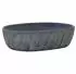 vidaXL Aufsatzwaschbecken oval 47x33x13cm, schwarz und grau, Keramik (155068)