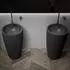 Bernstein TWZ316 Standwaschbecken Mineralguss 50x50x90cm schwarz matt (TWZ316)
