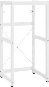 vidaXL Waschtischgestell Eisen wei&szlig; 40x38x83cm (338496)