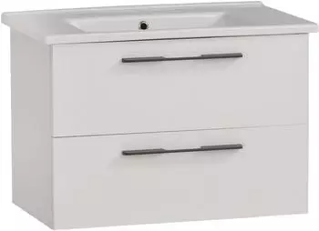 Schildmeyer Maxim Waschtischkombi 65cm, weiß matt, mit Einbauwaschbecken (701863)