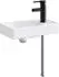 vidaXL Waschbecken matt schwarz 40,5x22,5x11,5cm (890227)